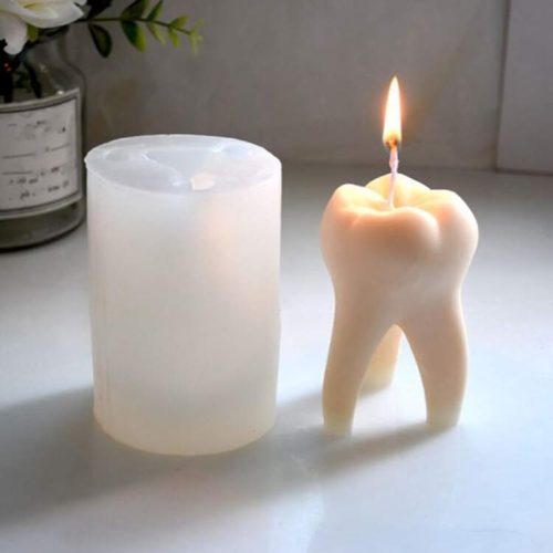 1pc Tooth Shaped DIY Silicone Mold