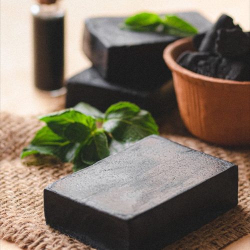 Mint Charcoal Soap _ Photography
